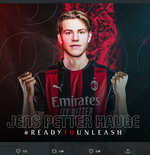 Jens Petter Hauge Bakal Jadi Tumbal, Kontrak Lama dengan AC Milan Tak Ada Artinya
