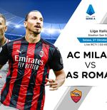 Link Live Streaming Liga Italia: AC Milan vs AS Roma