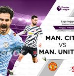 Link Live Streaming Manchester City vs Mancester United di Liga Inggris