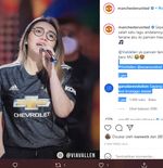 Ada Via Vallen di Instagram Manchester United