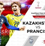 Link Live Streaming Kazakhstan vs Prancis di Kualifikasi Piala Dunia 2022