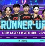 DG Esports Menjadi Runner-Up CODM Garena Invitational 2021