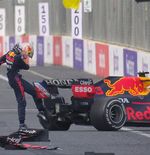 F1 GP Azerbaijan 2021: Ban Pecah Bikin Max Verstappen Gagal Menang, Pirelli dalam Sorotan 