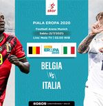 Link Live Streaming Belgia vs Italia di Euro 2020