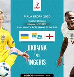 Link Live Streaming Ukraina vs Inggris di Piala Eropa 2020