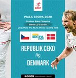 Link Live Streaming Republik Ceko vs Denmark di Euro 2020