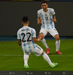 Hasil Final Copa America 2021 - Argentina vs Brasil: Abiceleste Juara, Lionel Messi Akhirnya Angkat Trofi