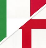 Melirik Beda Nasib Timnas Italia dan Inggris di Dunia Nyata versus Virtual