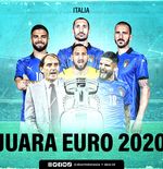 Hasil Final Euro 2020 - Italia vs Inggris: Italia Juara setelah Menang 3-2 dalam Adu Penalti