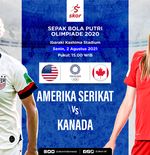 Link Live Streaming Semifinal Sepak Bola Putri Olimpiade Tokyo: Amerika Serikat vs Kanada