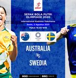 Link Live Streaming Semifinal Sepak Bola Putri Olimpiade Tokyo: Australia vs Swedia