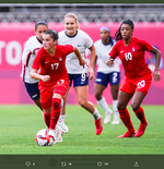 Hasil Sepak Bola Putri Olimpiade Tokyo: Kejutan, Amerika Serikat Disingkirkan Kanada