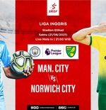 Link Live Streaming Liga Inggris: Manchester City vs Norwich City