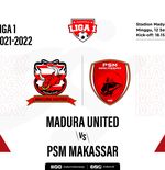 Hasil Madura United vs PSM Makassar: Juku Eja dan Laskar Sape Kerrab Berbagi Poin