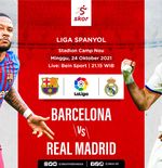 Link Live Streaming Barcelona vs Real Madrid di Liga Spanyol
