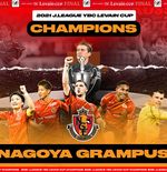 Hasil Final J.League YBC Levain Cup: Nagoya Grampus Pastikan Gelar Perdana