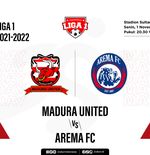 Hasil Madura United vs Arema FC: Gol Telat Buat Singo Edan Raih Kemenangan