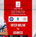 Link Live Streaming Inter Milan vs Udinese di Liga Italia