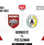 Borneo FC vs PSS Sleman: Prediksi dan Link Live Streaming