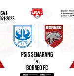 PSIS Semarang vs Borneo FC: Prediksi dan Link Live Streaming