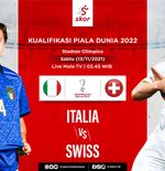 Link Live Streaming Italia vs Swiss di Kualifikasi Piala Dunia 2022