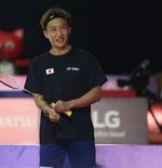 Kalah di Final Malaysia Open 2022, Kento Momota Puji Level Permainan Viktor Axelsen