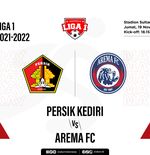 Hasil Persik Kediri vs Arema FC: Menang, Singo Edan Beri Javier Roca Debut Pahit