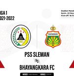 PSS Sleman vs Bhayangkara FC: Prediksi dan Link Live Streaming