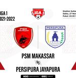 Hasil PSM Makassar vs Persipura Jayapura: Juku Eja Diselamatkan Mistar Gawang