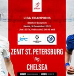 Link Live Streaming Zenit Saint Petersburg vs Chelsea di Liga Champions