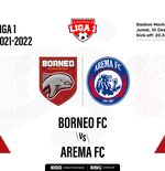 Hasil Borneo FC vs Arema FC: Dua Gol Carlos Fortes Buat Singo Edan Tempel Bhayangkara FC