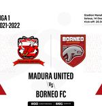 Madura United vs Borneo FC: Prediksi dan Link Live Streaming