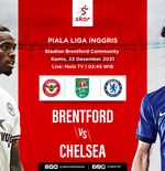 Link Live Streaming Brentford vs Chelsea di Piala Liga Inggris