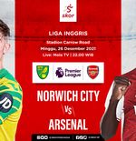 Prediksi Norwich City vs Arsenal: Pemanasan Meriam London Jelang Pekan Sibuk
