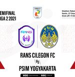 Rans Cilegon FC vs PSIM Yogyakarta: Prediksi dan Link Live Streaming