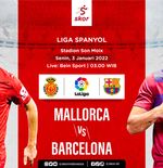 Link Live Streaming Mallorca vs Barcelona di Liga Spanyol