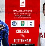 Link Live Streaming Chelsea vs Tottenham Hotspur di Piala Liga Inggris