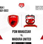 Skor Indeks Liga 1 2021-2022: MoTM dan Rating Pemain PSM Makassar vs Madura United