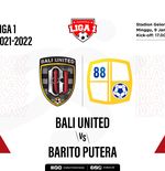 Bali United vs Barito Putera: Prediksi dan Link Live Streaming