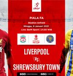 Prediksi Liverpool vs Shrewsbury Town: 10 Pemain Absen, The Reds Minta Bantuan Tim U-23