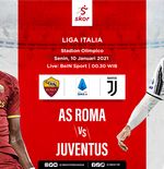 Link Live Streaming AS Roma vs Juventus di Liga Italia