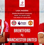 Link Live Streaming Brentford vs Manchester United di Liga Inggris