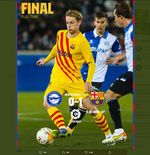 Hasil Deportivo Alaves vs Barcelona: Gol Tunggal Frenkie de Jong Menangkan Blaugrana