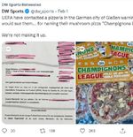 UEFA Peringatkan Pizzeria asal Jerman terkait Isu Hak Properti