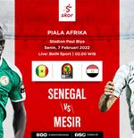 Link Live Streaming Senegal vs Mesir di Final Piala Afrika 2021