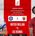 Link Live Streaming Inter Milan vs AS Roma di Coppa Italia