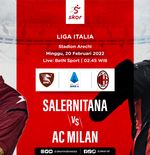 Salernitana vs AC Milan: Tuan Rumah Punya Pelatih Baru, Stefano Pioli Sulit Memprediksi