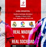 Prediksi Real Madrid vs Real Sociedad: Los Blancos Pede di Bernabeu
