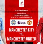 Manchester City vs Manchester United: Prediksi dan Link Live Streaming