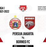 Skor Indeks Liga 1 2021-2022: Rating Pemain Persija vs Borneo FC
